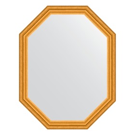 Зеркало в багетной раме, состаренное золото 67 мм, 72x92 см