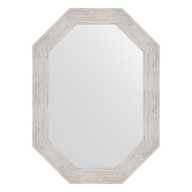 Зеркало в багетной раме, серебряный дождь 70 мм, 52x72 см