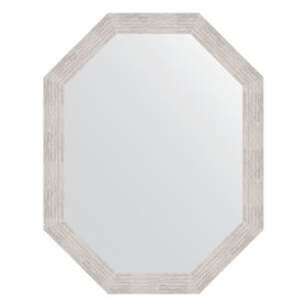 Зеркало в багетной раме, серебряный дождь 70 мм, 72x92 см