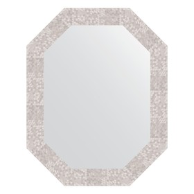 Зеркало в багетной раме, соты алюминий 70 мм, 57x72 см