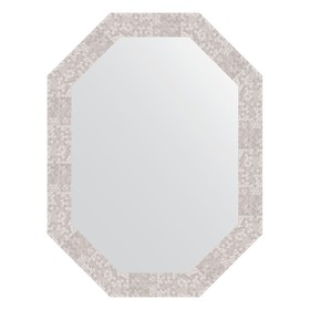 Зеркало в багетной раме, соты алюминий 70 мм, 62x82 см