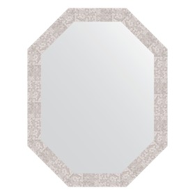 Зеркало в багетной раме, соты алюминий 70 мм, 72x92 см