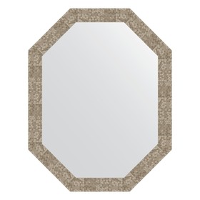 Зеркало в багетной раме, соты титан 70 мм, 72x92 см