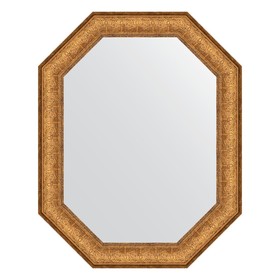 Зеркало в багетной раме, медный эльдорадо 73 мм, 73x93 см