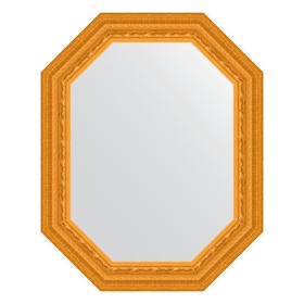 Зеркало в багетной раме, сусальное золото 80 мм, 59x74 см