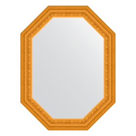 Зеркало в багетной раме, сусальное золото 80 мм, 64x84 см