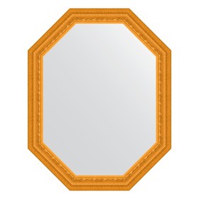 Зеркало в багетной раме, сусальное золото 80 мм, 74x94 см