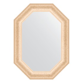 Зеркало в багетной раме, старый гипс 82 мм, 55x75 см