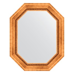 Зеркало в багетной раме, римское золото 88 мм, 61x76 см