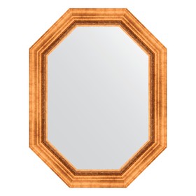 Зеркало в багетной раме, римское золото 88 мм, 66x86 см