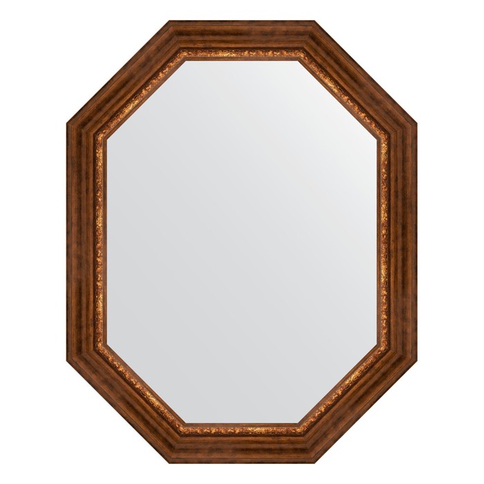 Зеркало в багетной раме, римская бронза 88 мм, 76x96 см