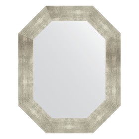 Зеркало в багетной раме, алюминий 90 мм, 61x76 см