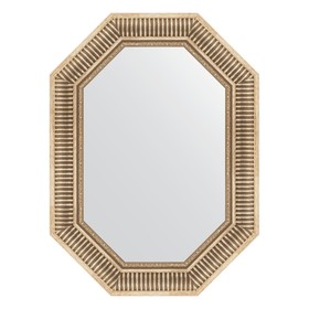 Зеркало в багетной раме, серебряный акведук 93 мм, 57x77 см