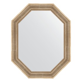 Зеркало в багетной раме, серебряный акведук 93 мм, 77x97 см
