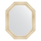 Зеркало в багетной раме, травленое серебро 99 мм, 79x99 см - фото 297281537