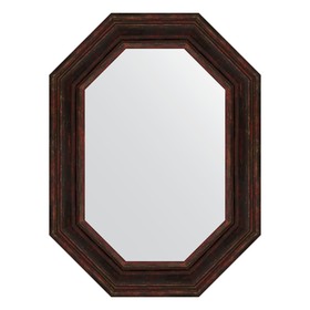 Зеркало в багетной раме, темный прованс 99 мм, 59x79 см