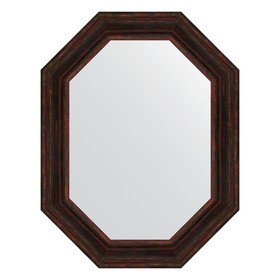 Зеркало в багетной раме, темный прованс 99 мм, 69x89 см