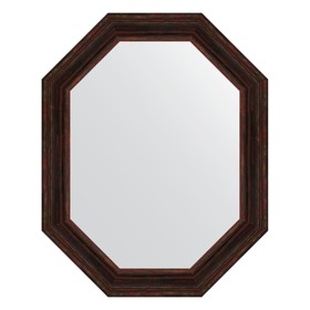 Зеркало в багетной раме, темный прованс 99 мм, 79x99 см