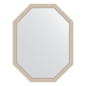 Зеркало в багетной раме, травленое серебро 52 мм, 69x89 см