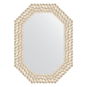 Зеркало в багетной раме, перламутровые дюны 89 мм, 56x76 см