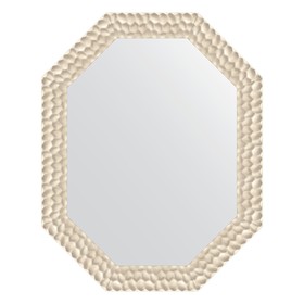 Зеркало в багетной раме, перламутровые дюны 89 мм, 76x96 см