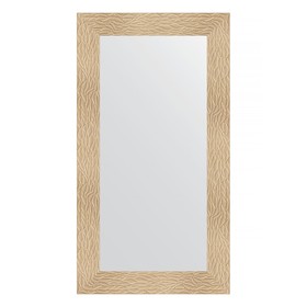 Зеркало в багетной раме, золотые дюны 90 мм, 60х110 см