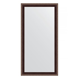 Зеркало в багетной раме, махагон с орнаментом 50 мм, 53 x 103 см