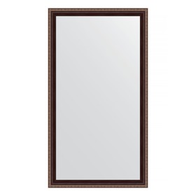 Зеркало в багетной раме, махагон с орнаментом 50 мм, 63 x 113 см