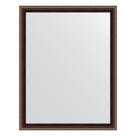 Зеркало в багетной раме, махагон с орнаментом 50 мм, 73 x 93 см
