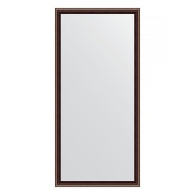 Зеркало в багетной раме, махагон с орнаментом 50 мм, 73 x 153 см