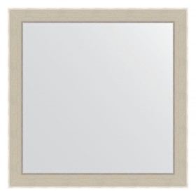 Зеркало в багетной раме, травленое серебро 52 мм, 63x63 см