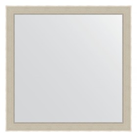 Зеркало в багетной раме, травленое серебро 52 мм, 73x73 см