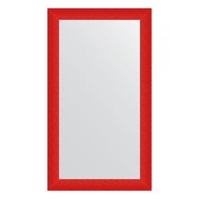 Зеркало в багетной раме, красная волна 89 мм, 80x140 см
