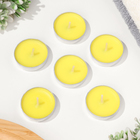 Набор свечей ароматических чайных, 6 шт., лимон - Фото 2