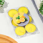 Набор свечей ароматических чайных, 6 шт., лимон - Фото 4