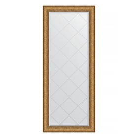 Зеркало с гравировкой в багетной раме, медный эльдорадо 73 мм, 64x153 см
