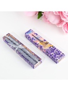 Набор свечей витых, 1.5×15 см, 2 шт., блестки, серебро - Фото 6