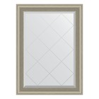 Зеркало с гравировкой в багетной раме, хамелеон 88 мм, 76x104 см - фото 308632648