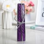 Набор свечей витых, 1.5×15 см, 2 шт., блестки, сиреневый - Фото 5