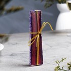 Набор свечей витых, 1.5×15 см, 2 шт., блестки, красный - Фото 2