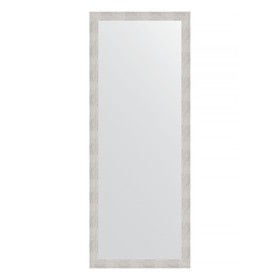 Зеркало напольное в багетной раме, серебряный дождь 70 мм, 78x197 см