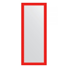 Зеркало напольное в багетной раме,  красная волна 89 мм, 82x201 см