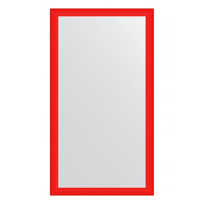 Зеркало напольное в багетной раме,  красная волна 89 мм, 112x201 см
