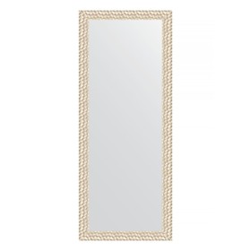 Зеркало напольное в багетной раме, перламутровые дюны 89 мм, 82x202 см