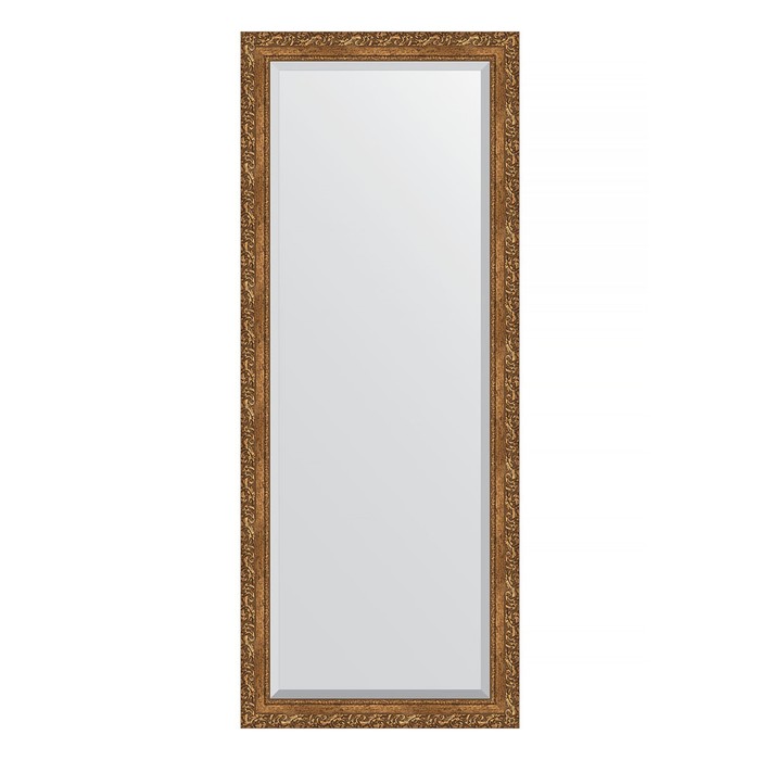 Зеркало напольное с фацетом в багетной раме, виньетка бронзовая 85 мм, 80x200 см