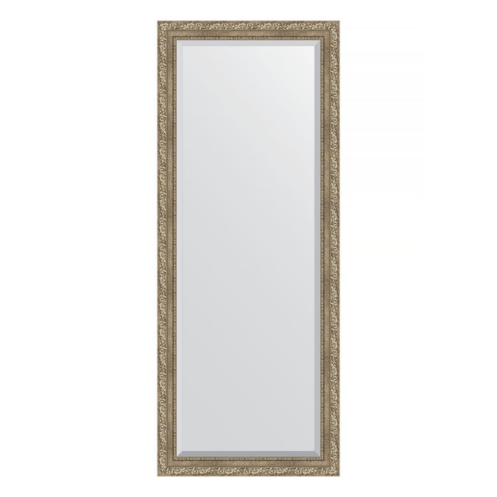 Зеркало напольное с фацетом в багетной раме, виньетка античное серебро 85 мм, 80x200 см