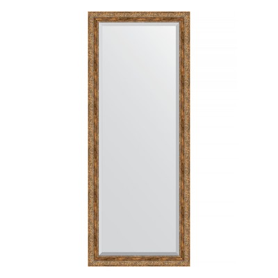 Зеркало напольное с фацетом в багетной раме, виньетка античная бронза 85 мм, 80x200 см