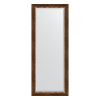 Зеркало напольное с фацетом в багетной раме, римская бронза 88 мм, 81x201 см