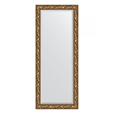 Зеркало напольное с фацетом в багетной раме, византия золото 99 мм, 84x203 см