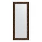 Зеркало напольное с фацетом в багетной раме, византия бронза 99 мм, 84x203 см - Фото 1